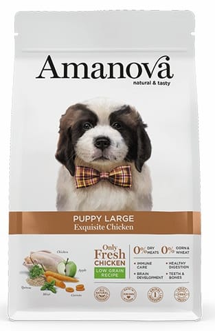 ⁨Amanova Dog Puppy Large Exquisite Chicken - kurczak 12kg⁩ w sklepie Wasserman.eu