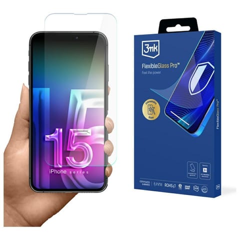 Szkło hybrydowe 3MK FlexibleGlass Pro do Apple iPhone 15 Pro Max w sklepie Wasserman.eu