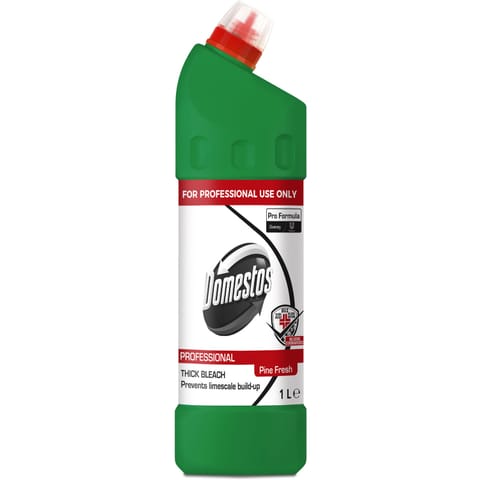⁨Płyn do mycia WC DOMESTOS Professional 1000 ml Pine fresh (zielony)⁩ w sklepie Wasserman.eu