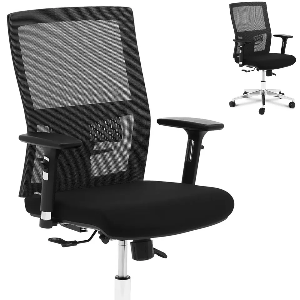Armchair office chair ergonomic mesh adjustable max. 100 kg at Wasserman.eu