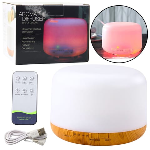 ⁨Nawilżacz Powietrza Dyfuzor Aromaterapia Lampka Nocna LED Pilot 300ml⁩ w sklepie Wasserman.eu