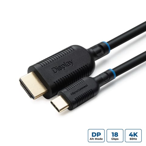 ⁨MicroConnect USB-C to HDMI Cable 1m⁩ w sklepie Wasserman.eu