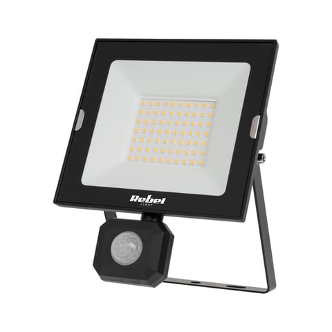 ⁨Reflektor Led 50W z sensorem ruchu i zmierzchu -6500K⁩ w sklepie Wasserman.eu
