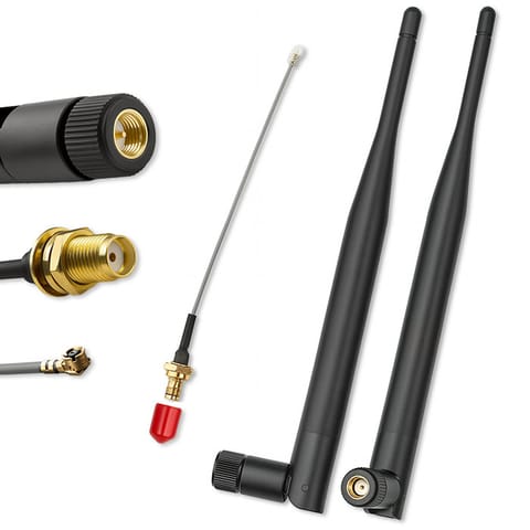 Qoltec Antena Wi-Fi 2.4/2.5 GHz | 5.1/5.8 GHz | 5dBi | dookólna | wewnętrzna w sklepie Wasserman.eu