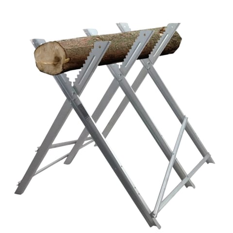 Stojak na Drewno do Cięcia Ocynkowany Wytrzymały 150kg Kompaktowy Bituxx w sklepie Wasserman.eu