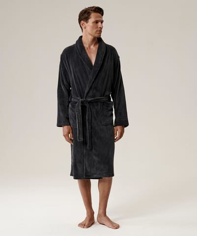 ⁨SZLAFROK ATLANTIC SZM-002 JZ25 SZARY (kolor szary, rozmiar XL/XXL)⁩ w sklepie Wasserman.eu