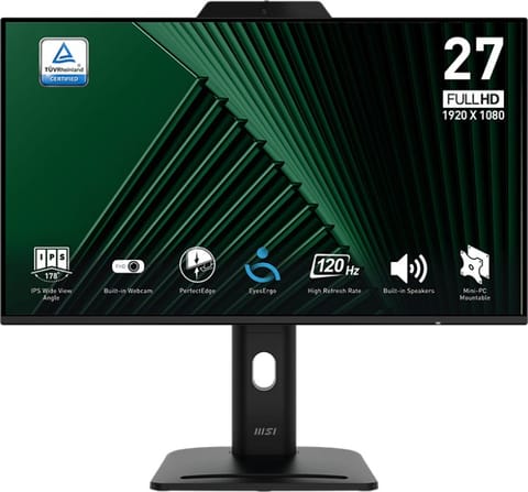 ⁨Monitor MSI PRO MP272PMG (27" /IPS /120Hz /1920 x 1080 /Czarny)⁩ w sklepie Wasserman.eu