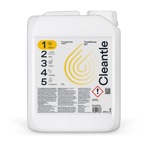⁨Cleantle Tire&Wheel QD 5L - środek do nabłyszczania felg i opon⁩ w sklepie Wasserman.eu