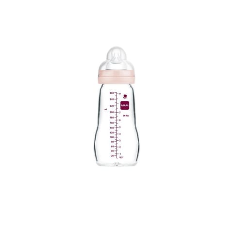 Butelka szklana 260ml girl MAM AKCESORIA w sklepie Wasserman.eu