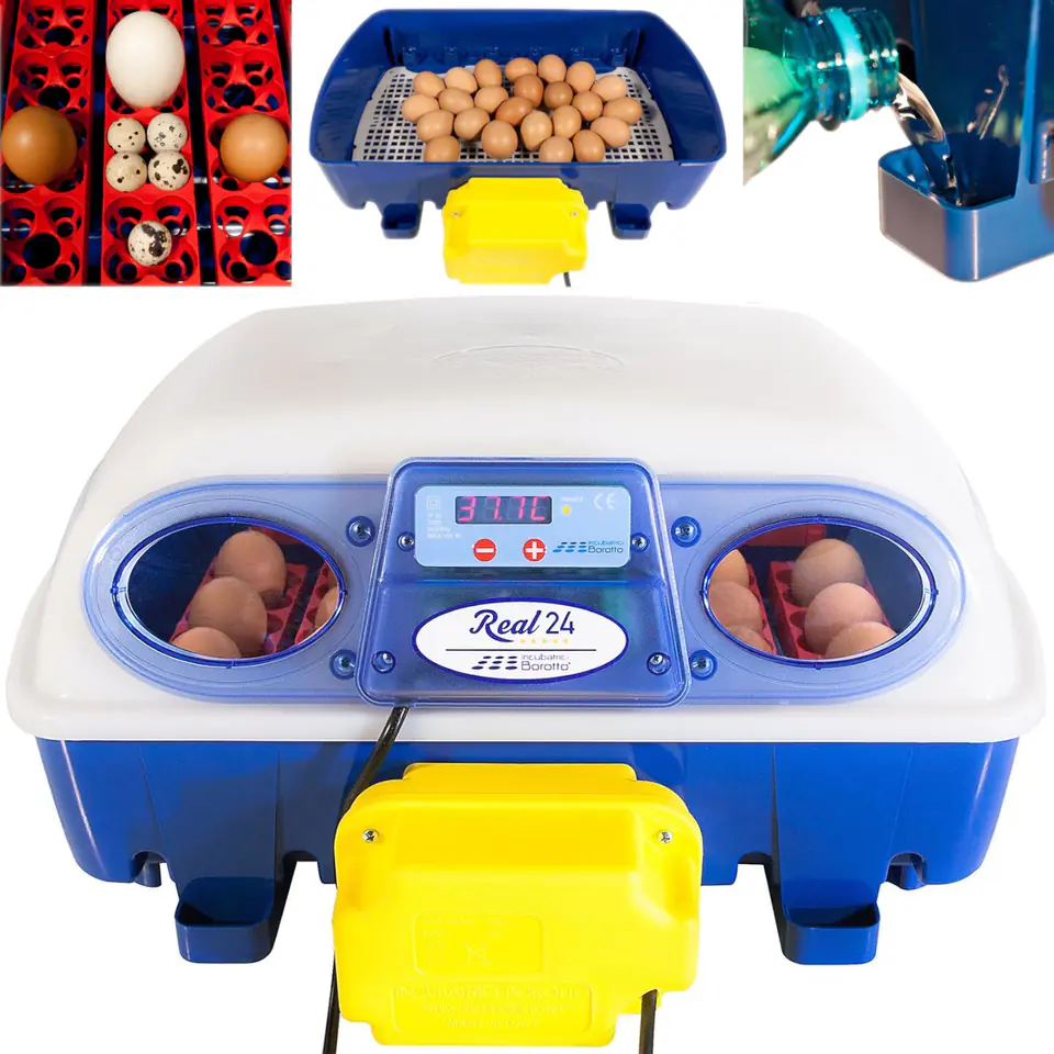 ⁨Inkubator klujnik do 24 jaj automatyczny z dozownikiem wody profesjonalny 100 W⁩ w sklepie Wasserman.eu