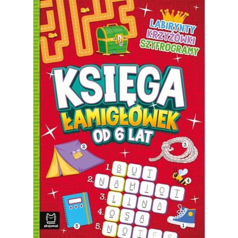 ⁨KSIĘGA ŁAMIGŁÓWEK OD 6 LAT⁩ w sklepie Wasserman.eu