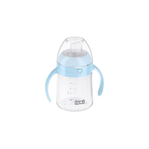 ⁨Kubek z ustnikiem 150ml blue LOVI⁩ w sklepie Wasserman.eu