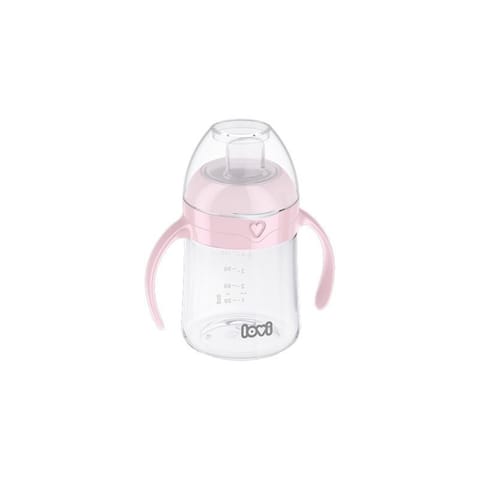 ⁨Kubek z ustnikiem 150ml pink LOVI⁩ w sklepie Wasserman.eu