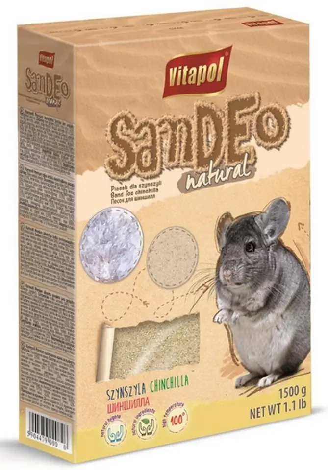 ⁨VITAPOL SAND FOR CHINCHILLAS [ZVP-1051] 1,5kg⁩ at Wasserman.eu