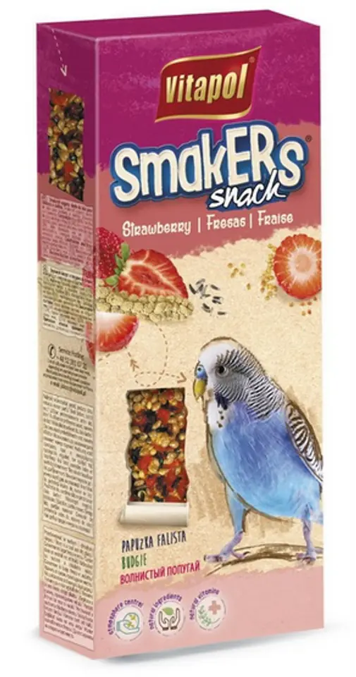 ⁨Vitapol Strawberry Smakers for the budgerigar 2 pcs.⁩ at Wasserman.eu