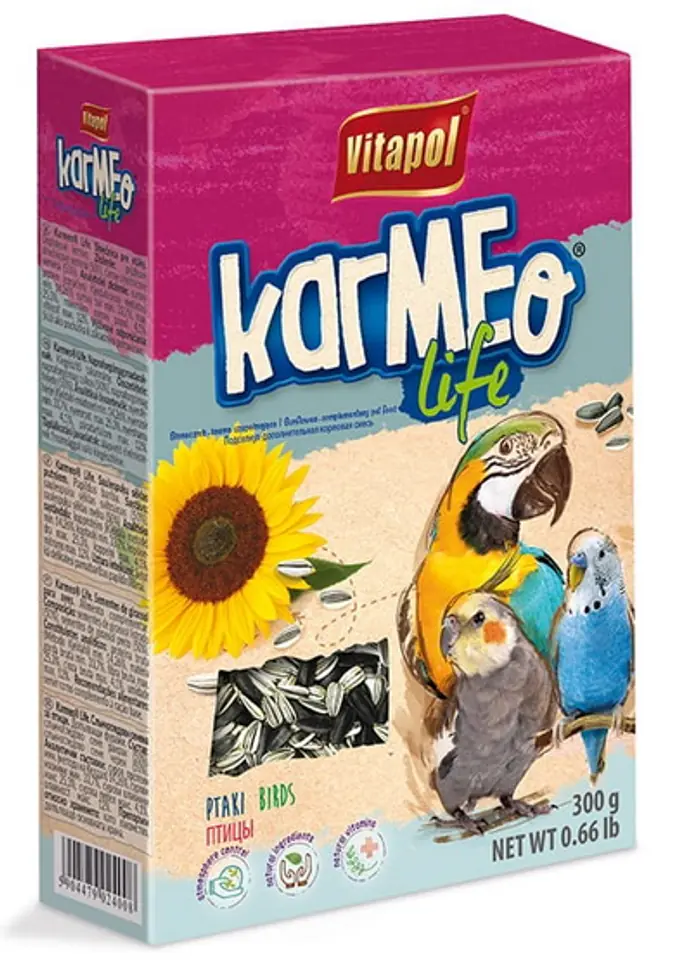 ⁨VITAPOL Sunflower seeds for parrots 300g⁩ at Wasserman.eu