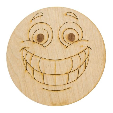 Ozd. drewniana emotka 1 ECODECO w sklepie Wasserman.eu