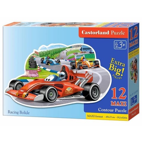 ⁨Puzzle 12 el. racing bolide CASTOR⁩ w sklepie Wasserman.eu