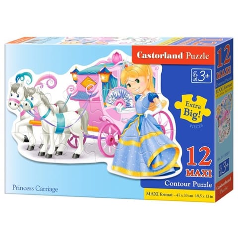 ⁨Puzzle 12 el.princess carriage CASTOR⁩ w sklepie Wasserman.eu