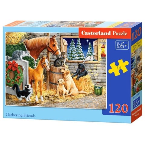 ⁨Puzzle 120el. gathering friend CASTOR⁩ w sklepie Wasserman.eu