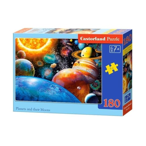 ⁨Puzzle 180 el. planets moons CASTOR⁩ w sklepie Wasserman.eu