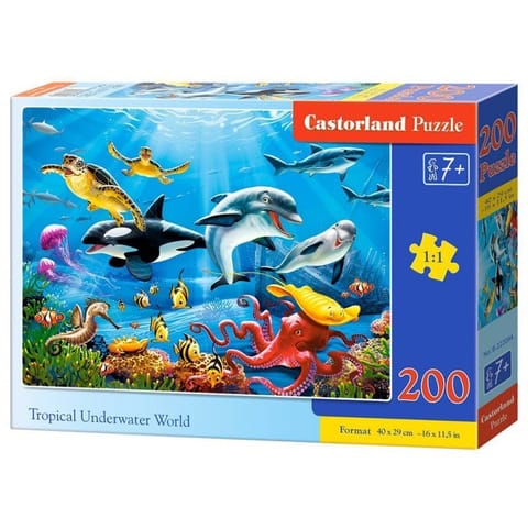 ⁨Puzzle 200 underwater world CASTOR⁩ w sklepie Wasserman.eu