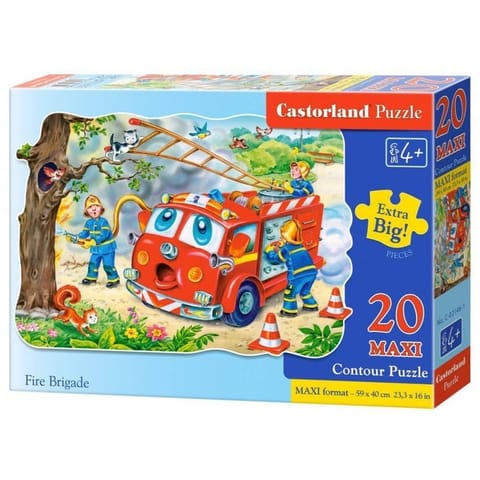⁨Puzzle 20el.maxi fire brigade CASTOR⁩ w sklepie Wasserman.eu