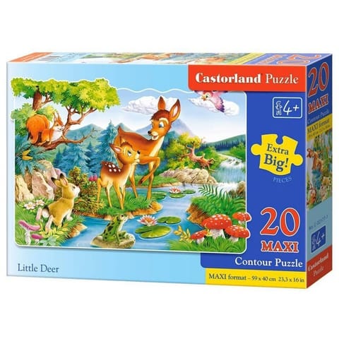 ⁨Puzzle 20el.maxi little deer CASTOR⁩ w sklepie Wasserman.eu