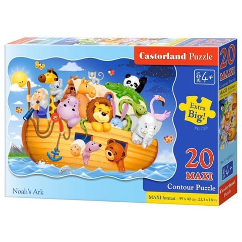 ⁨Puzzle 20el.maxi noah s ark CASTOR⁩ w sklepie Wasserman.eu