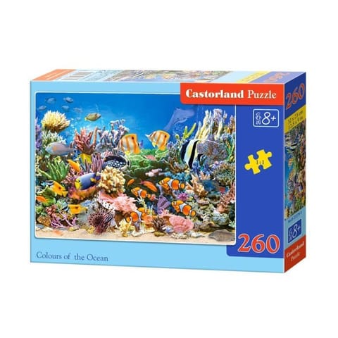 ⁨Puzzle 260 el. ocean colours CASTOR⁩ w sklepie Wasserman.eu