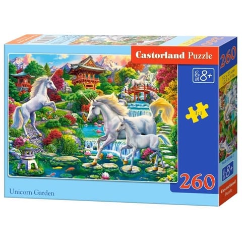 ⁨Puzzle 260 el. unicorn garden CASTOR⁩ w sklepie Wasserman.eu