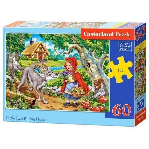 ⁨Puzzle 60el. red riding hood CASTOR⁩ w sklepie Wasserman.eu