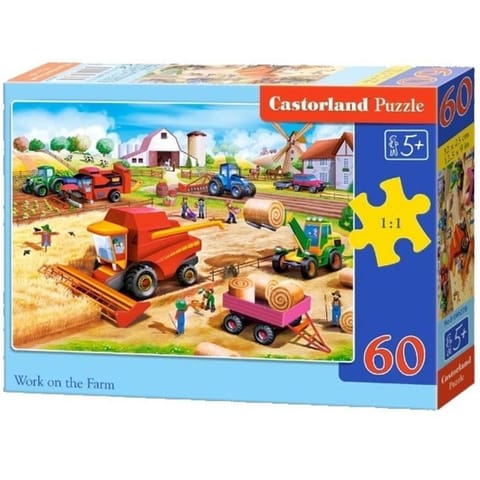 Puzzle 60el. work on the farm CASTOR w sklepie Wasserman.eu