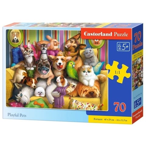 ⁨Puzzle 70 playful pets CASTOR⁩ w sklepie Wasserman.eu