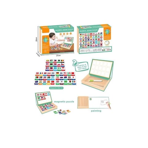 ⁨Puzzle magnetyczne EUROBABY ZABAWKI⁩ w sklepie Wasserman.eu
