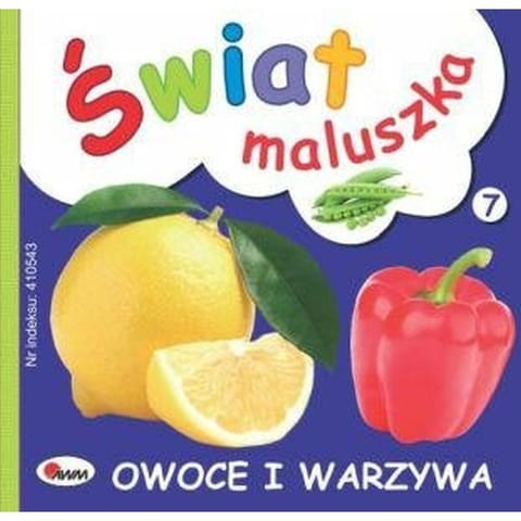 ⁨Świat maluszka owoce i warzywa AWM WYDAWNICTWO⁩ w sklepie Wasserman.eu