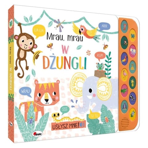 ⁨Usłysz mnie mrau mrau w dżungl AWM WYDAWNICTWO⁩ w sklepie Wasserman.eu