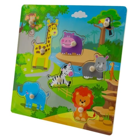 Zab puzzle 30x30 safari EUROBABY ZABAWKI w sklepie Wasserman.eu