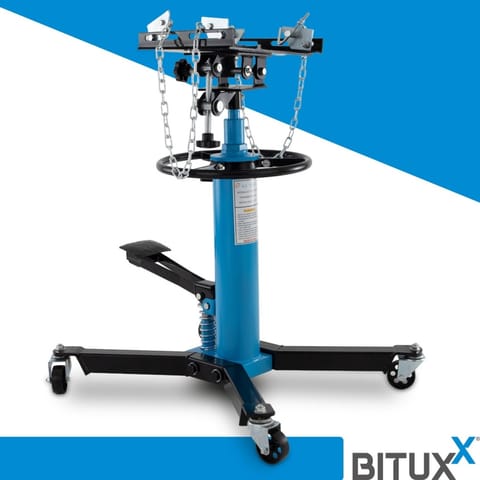 ⁨Podnośnik skrzyni biegów / silnika hydrauliczny z platformą, do 500 kg, BITUXX⁩ w sklepie Wasserman.eu