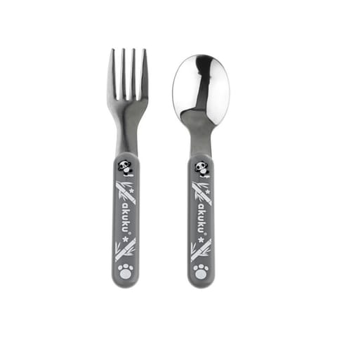 ⁨Zest. sztućców metalowych grey AKUKU⁩ w sklepie Wasserman.eu