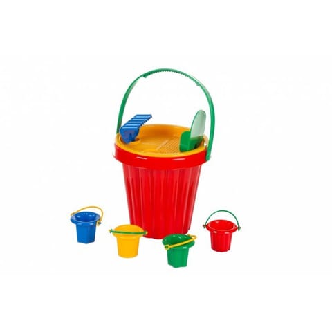 ⁨Zestaw do piasku z wiaderkami LESZKO⁩ w sklepie Wasserman.eu