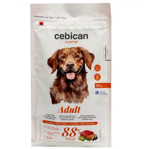 ⁨Cebican COSMO premium z łososiem dla psów dorosłych 12kg⁩ w sklepie Wasserman.eu