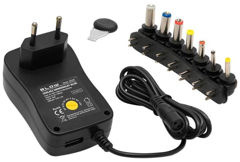 ⁨Zasilacz wielozakresowy 3-12V 2A Blow ZI2000 z USB⁩ w sklepie Wasserman.eu