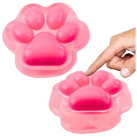 ⁨Gniotek Kocia Łapka Antystresowa Sensoryczna Squishy Różowa⁩ w sklepie Wasserman.eu