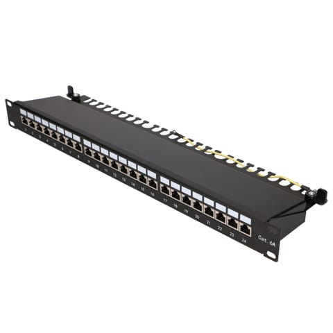 ⁨EXTRALINK 24 PORT CAT6A STP PATCH PANEL⁩ w sklepie Wasserman.eu