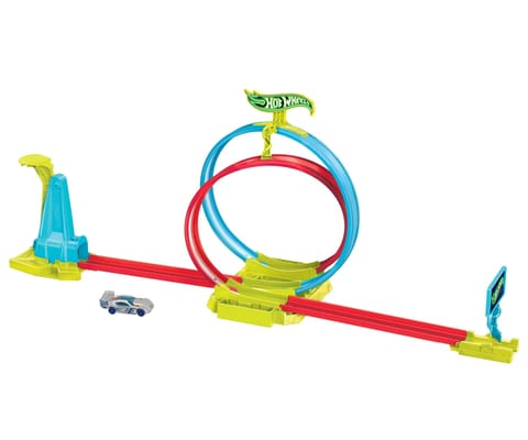 ⁨Hot Wheels HPC05 Neon Speeders Zestaw torów - Neonowa świecąca pętla⁩ w sklepie Wasserman.eu