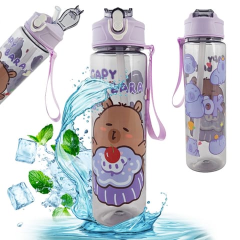 ⁨Butelka na wodę, bidon 800ml fioletowy, CAPIBARA BD56FIO⁩ w sklepie Wasserman.eu