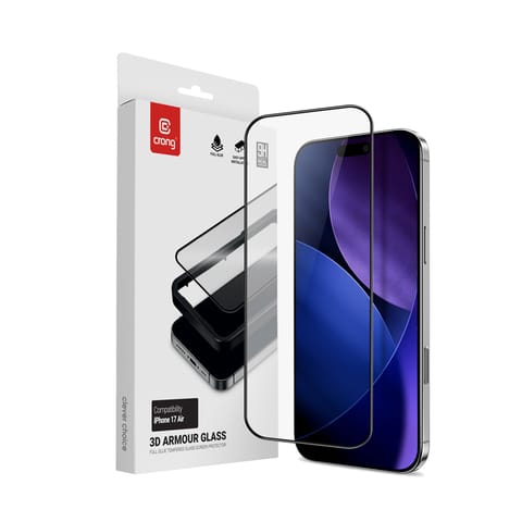 Crong 3D Armour Glass - Szkło hartowane iPhone 17 Air + ramka instalacyjna w sklepie Wasserman.eu