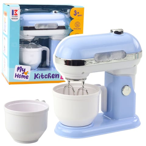⁨Mikser Robot Kuchenny Dla Dzieci Światła Mechanizm Obrotowy Niebieski⁩ w sklepie Wasserman.eu