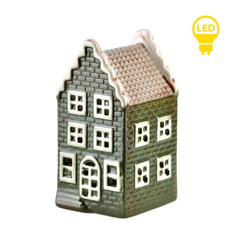 ⁨HYTTE Domek ceramiczny LED 5,6x5,2x11cm⁩ w sklepie Wasserman.eu